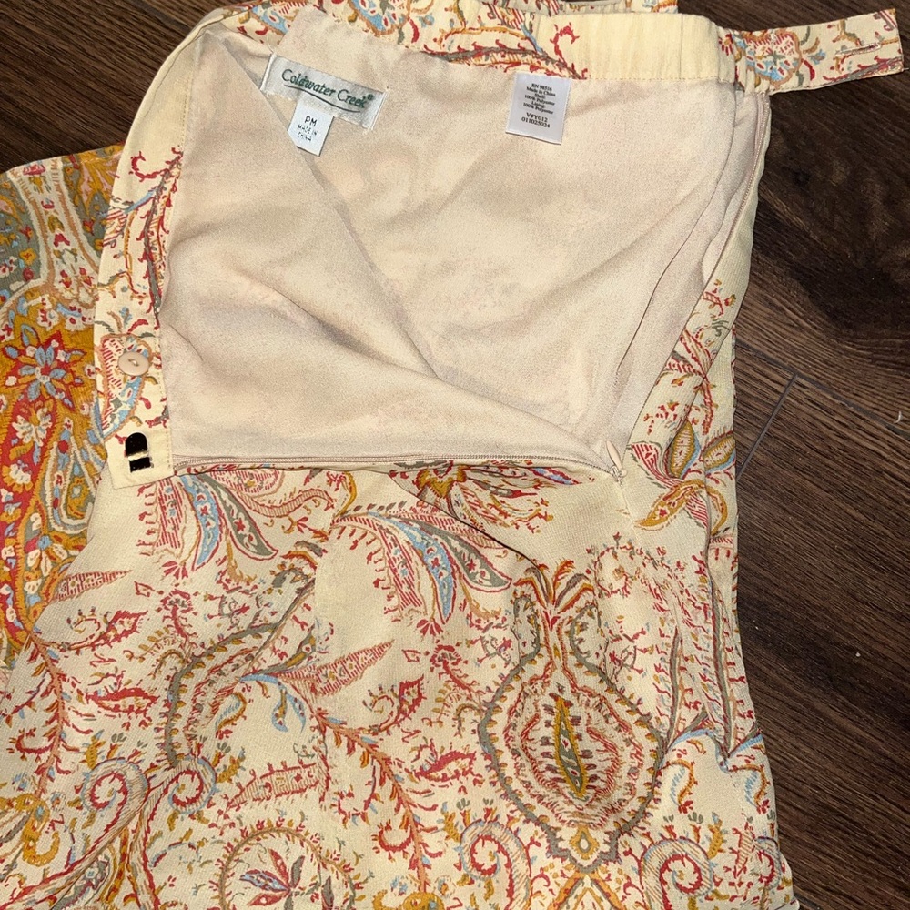 Coldwater Creek Paisley Midi Skirt - Picture 2 of 3